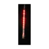 Clear LED Lighted Dripping Icicle Tube Christmas Decoration - 2ft Red Light