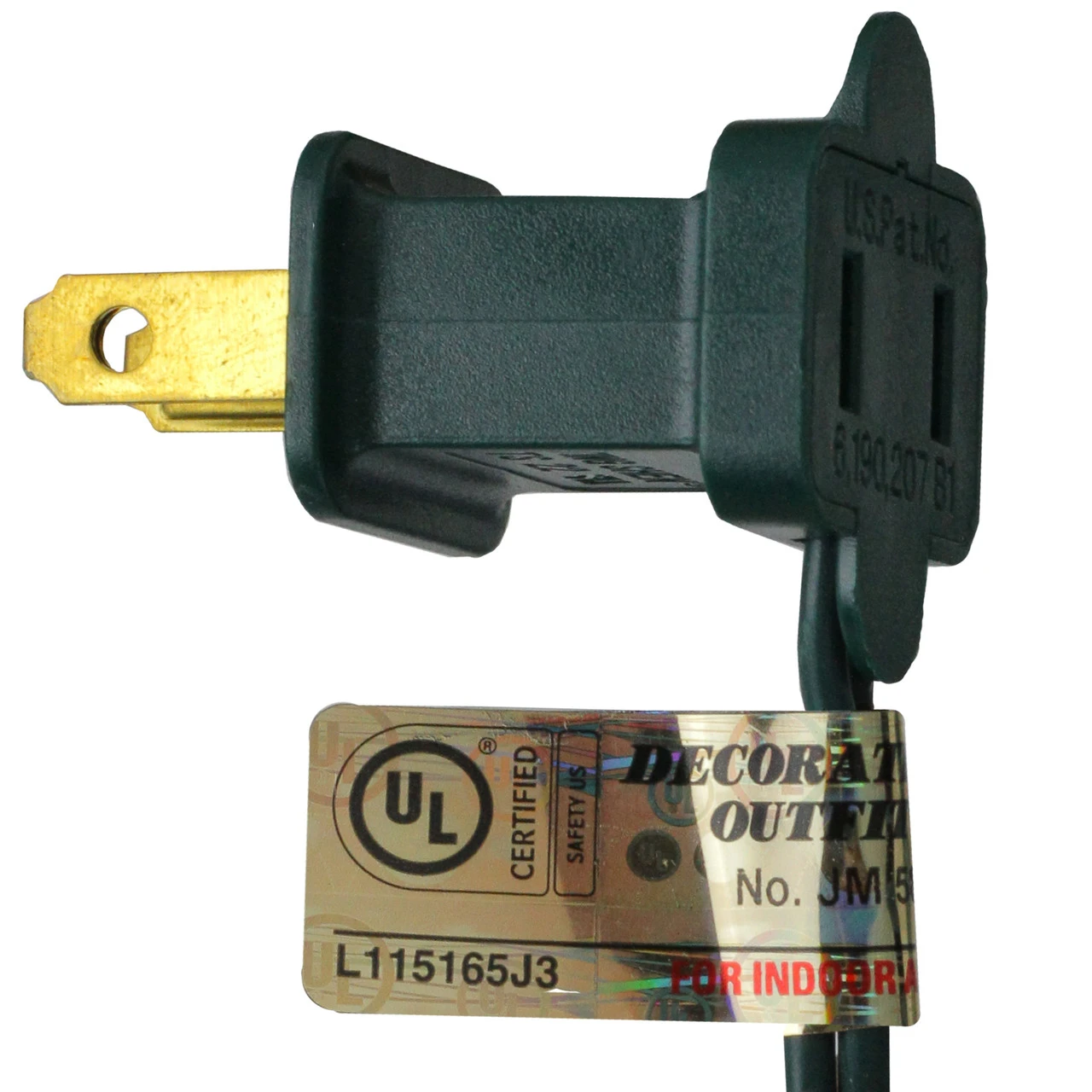 25-Count Clear And White Opaque C9 Christmas Light Set, 24ft Green Wire - Image 2