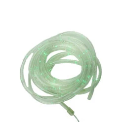 12' Solar Powered Multi-Function Green LED Indoor/Outdoor Christmas Rope Lights With Ground Stake