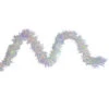 9.25' LED Lighted Iridescent Tinsel Christmas Garland, Multi-Color Lights