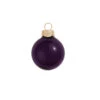 4ct Purple Shiny Glass Christmas Ball Ornaments 4.75" (120mm)