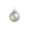 28ct Silver Pearl Glass Christmas Ball Ornaments 2" (50mm)