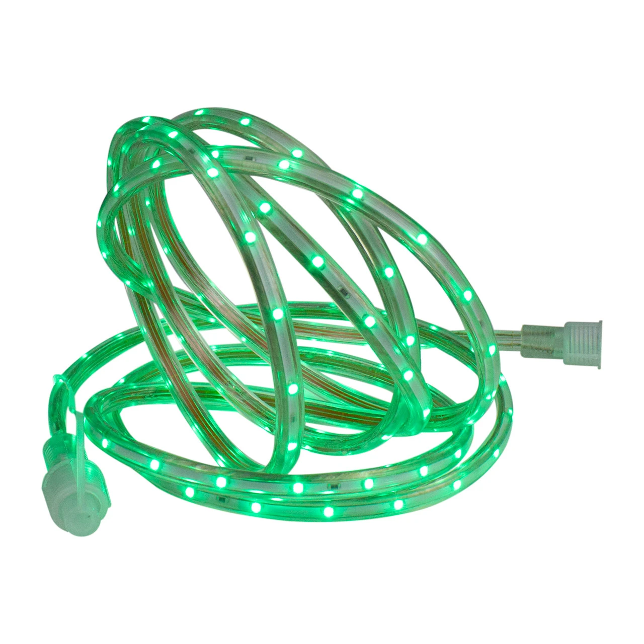 Green LED Outdoor Christmas Linear Tape Lighting - 30 Ft Clear Tube - Image 2