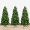 7.5' Pre-Lit Washington Frasier Fir Multi-Function Slim Christmas Tree - Dual Color LED Lights