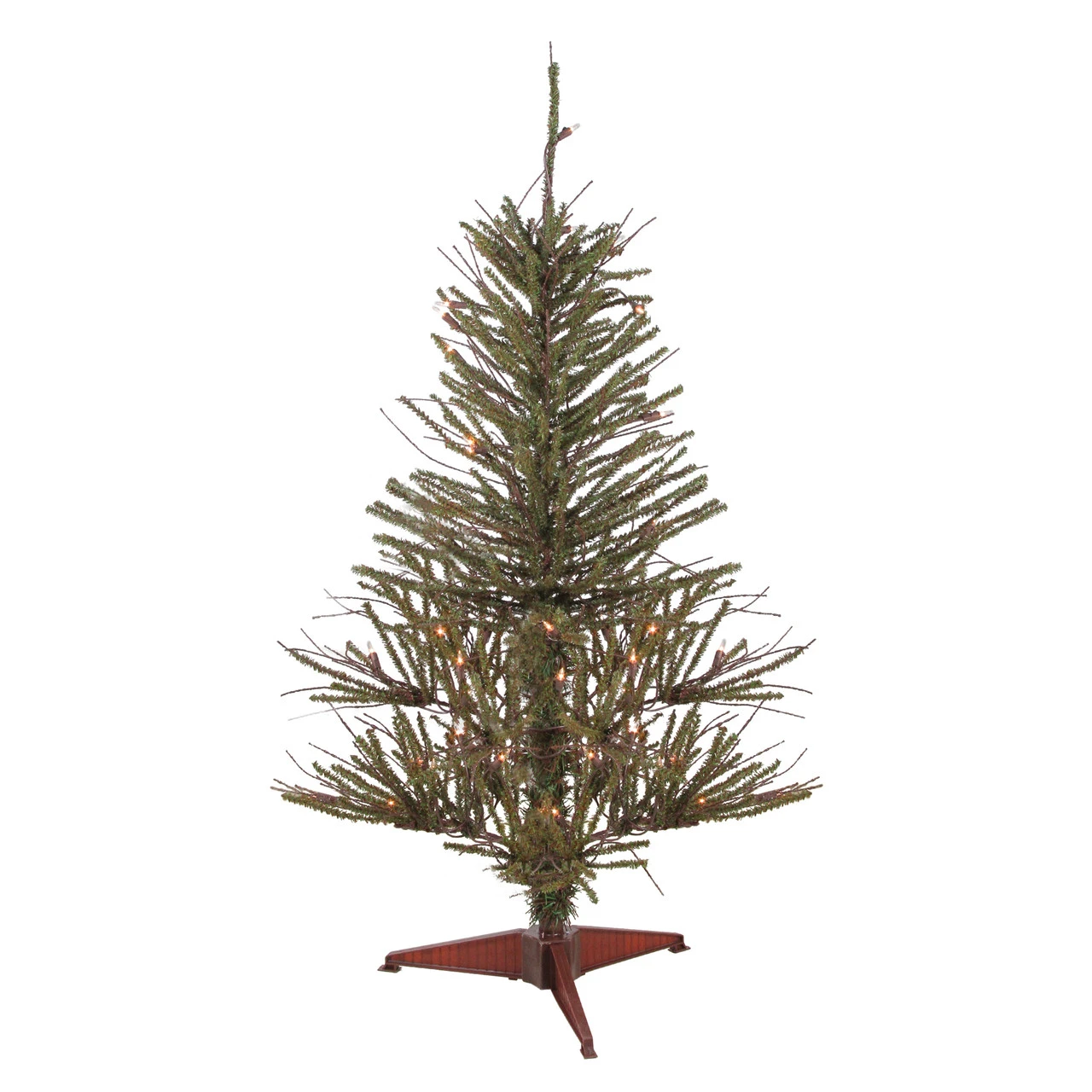 3' Warsaw Twig Artificial Christmas Tree - Clear Lights