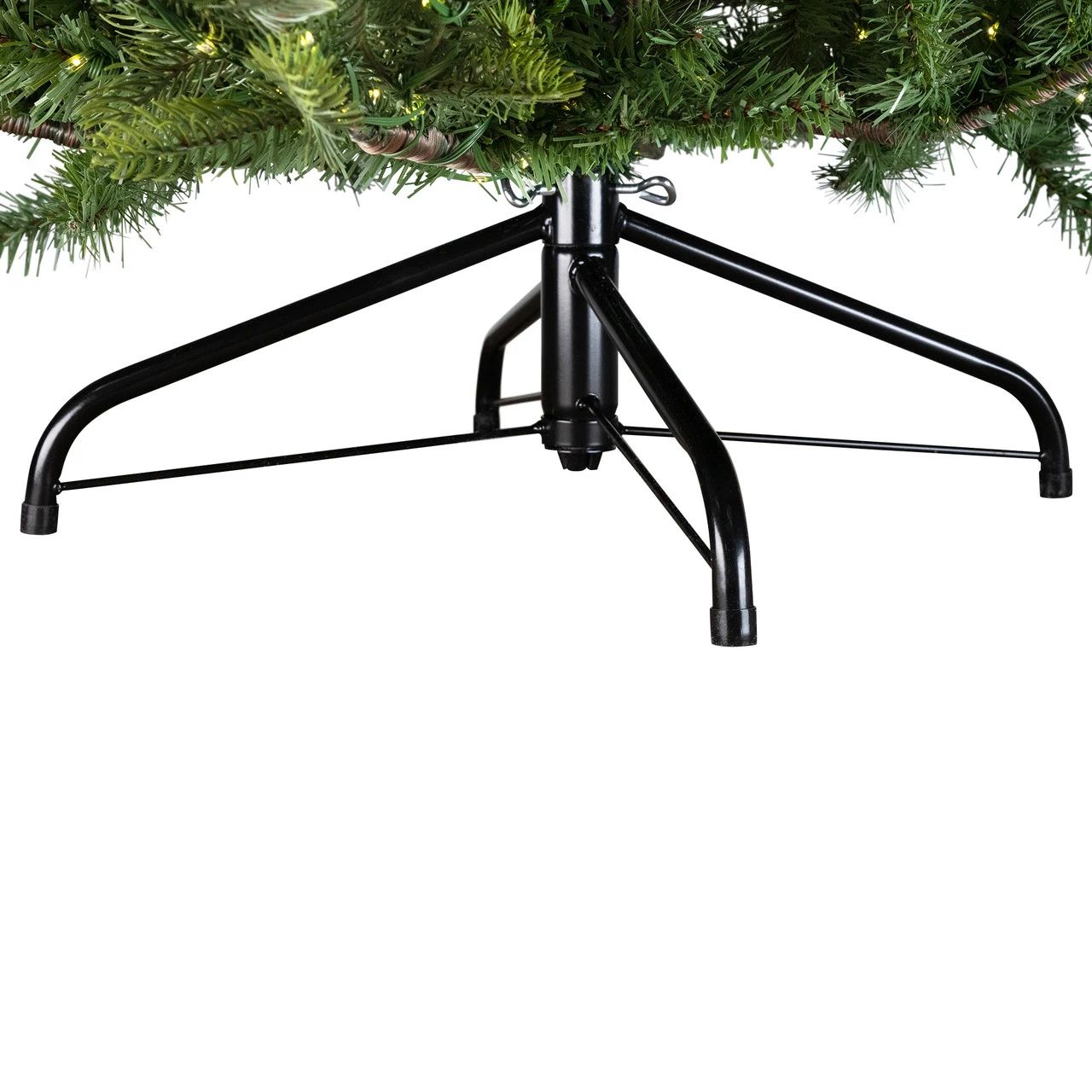 7.5' Pre-Lit Full Oregon Noble Fir Artificial Christmas Tree - Warm White LED Lights - Image 8