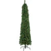 6' X 20" Pre-Lit Traditional Green Pine Pencil Artificial Christmas Tree - Clear Lights