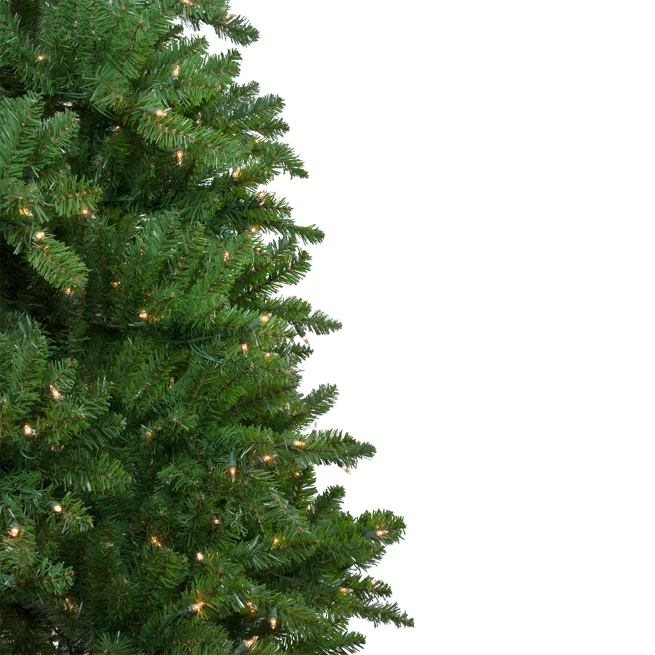 7.5' Pre-Lit Slim Eastern Pine Artificial Christmas Tree - Clear Lights - Image 5