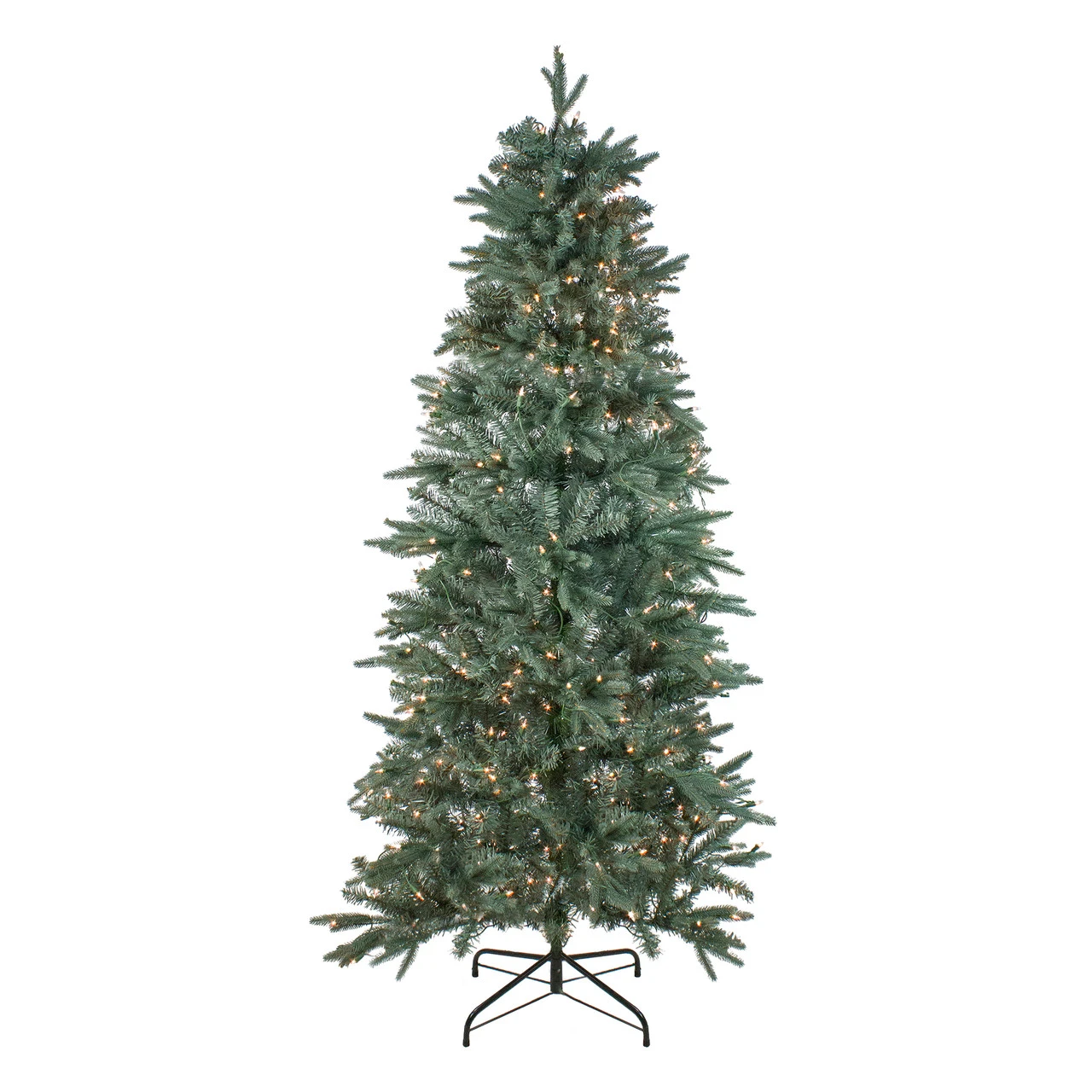 7.5' Pre-Lit Washington Frasier Fir Slim Artificial Christmas Tree - Clear Lights - Image 2