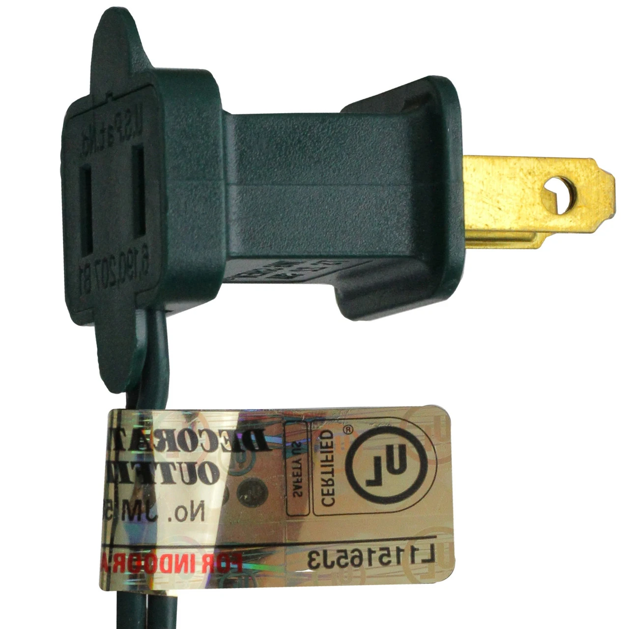 25-Count Clear And White Opaque C9 Christmas Light Set, 24ft Green Wire - Image 3