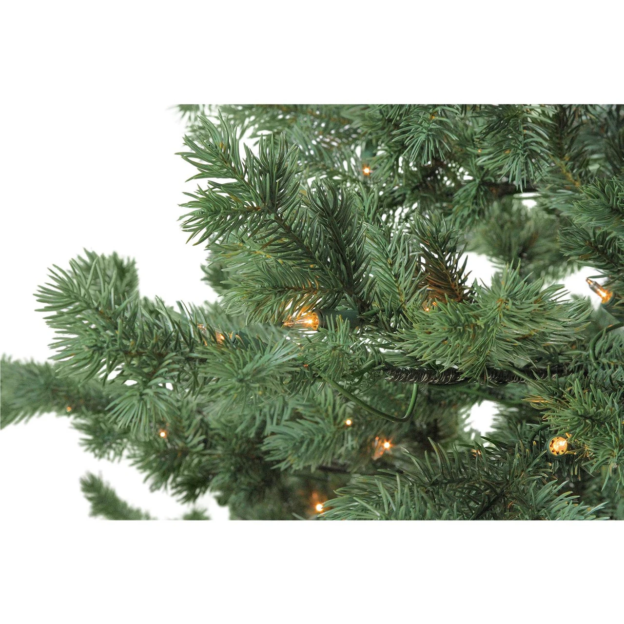9' Pre-lit Full Mountain Pine Artificial Christmas Tree - Clear Lights - Image 3