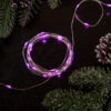 100ct Pink LED Micro Fairy Lights, 16ft Copper Wire