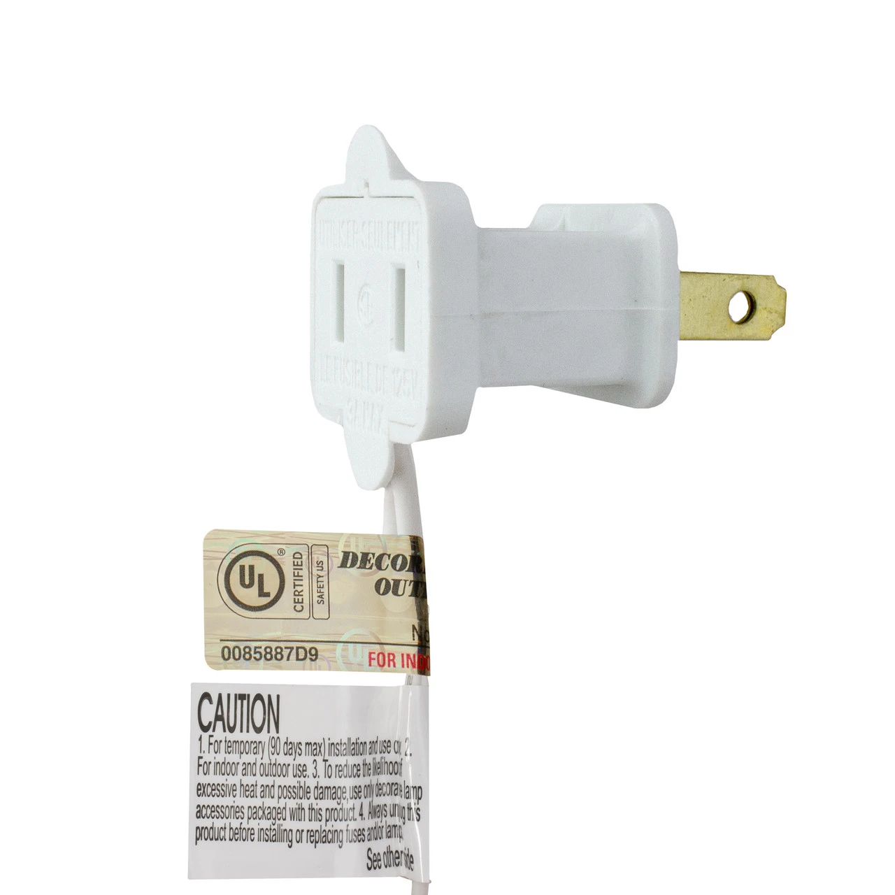 4' Pre-Lit Silver Tinsel Pop-Up Artificial Christmas Tree, Clear Lights - Image 6