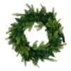 Pre-Lit Woodcrest Pine Artificial Christmas Wreath - 48-Inch, Clear Lights