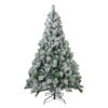 6.5' Flocked Somerset Spruce Artificial Christmas Tree - Unlit