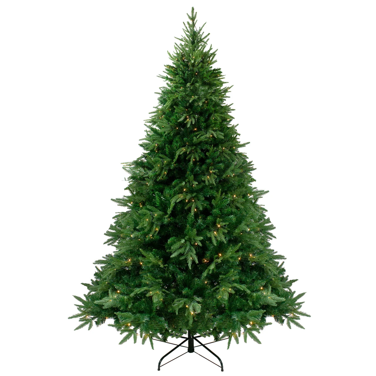 6.5' Pre-Lit Full Silverthorne Fir Artificial Christmas Tree - Warm White LED Lights - Image 2