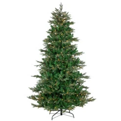 9' Pre-Lit Hudson Fir Artificial Christmas Tree, Warm White LED Lights