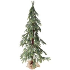 59" Pine Tree With Jute Base Christmas Decoration