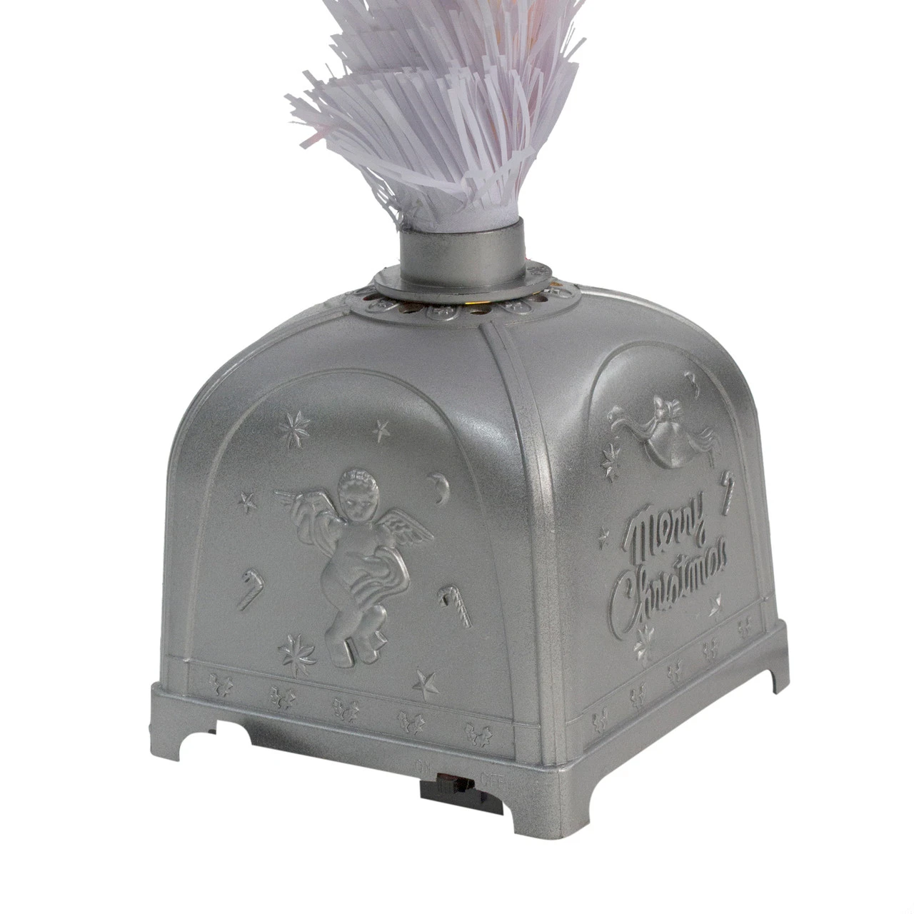 4' Pre-Lit LED Color Changing Fiber Optic Artificial Christmas Tree - Image 6