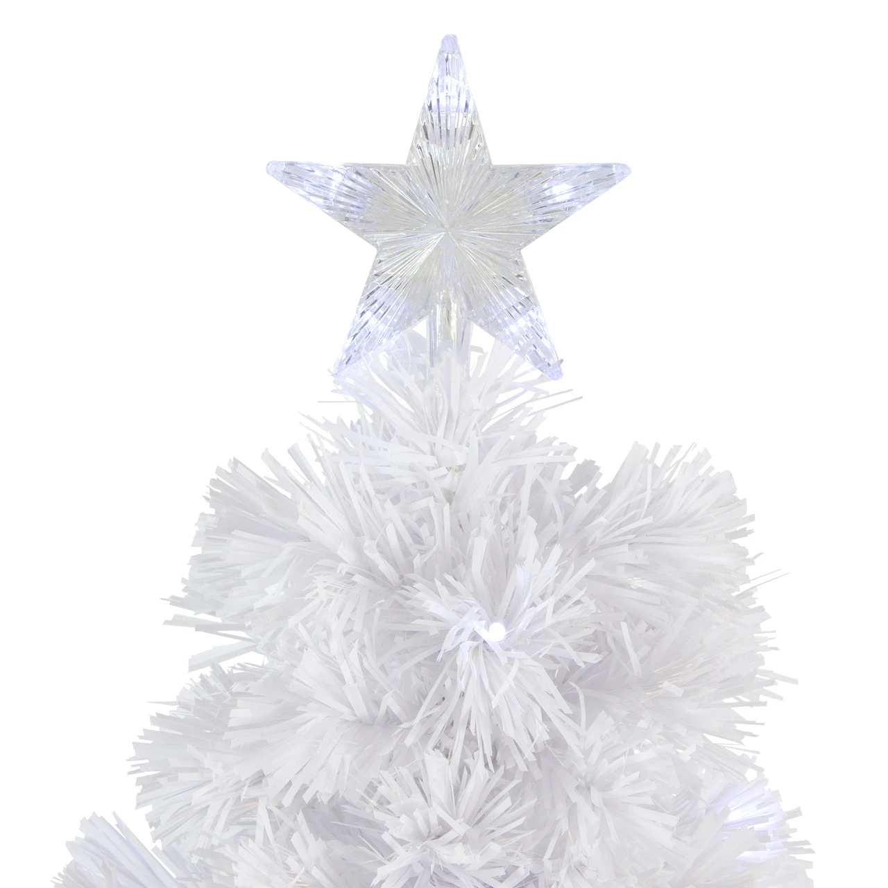 4' Pre-Lit LED Color Changing Fiber Optic Artificial Christmas Tree - Image 3