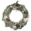 12" Natural Branch With Stars And Berries Christmas Wreath