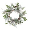Artificial Mixed Foliage With Pine Cones Christmas Wreath, 28-Inch, Unlit