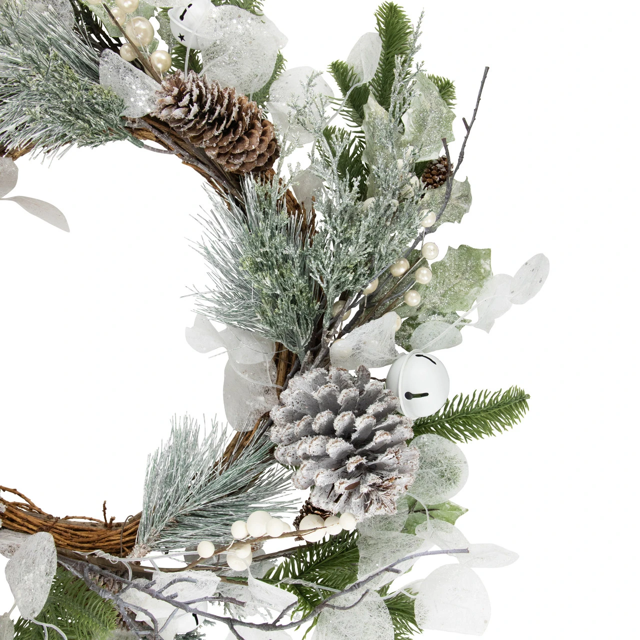 Artificial Mixed Foliage With Pine Cones Christmas Wreath, 28-Inch, Unlit - Image 3