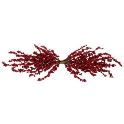 32" Red Berries Artificial Christmas Swag - Unlit