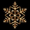 16" White Lighted Snowflake Christmas Window Silhouette
