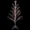 4' White Lighted Christmas Cascade Twig Tree Outdoor Decoration - Multi Lights