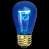 Set Of 25 Incandescent S14 Blue Christmas Replacement Bulbs
