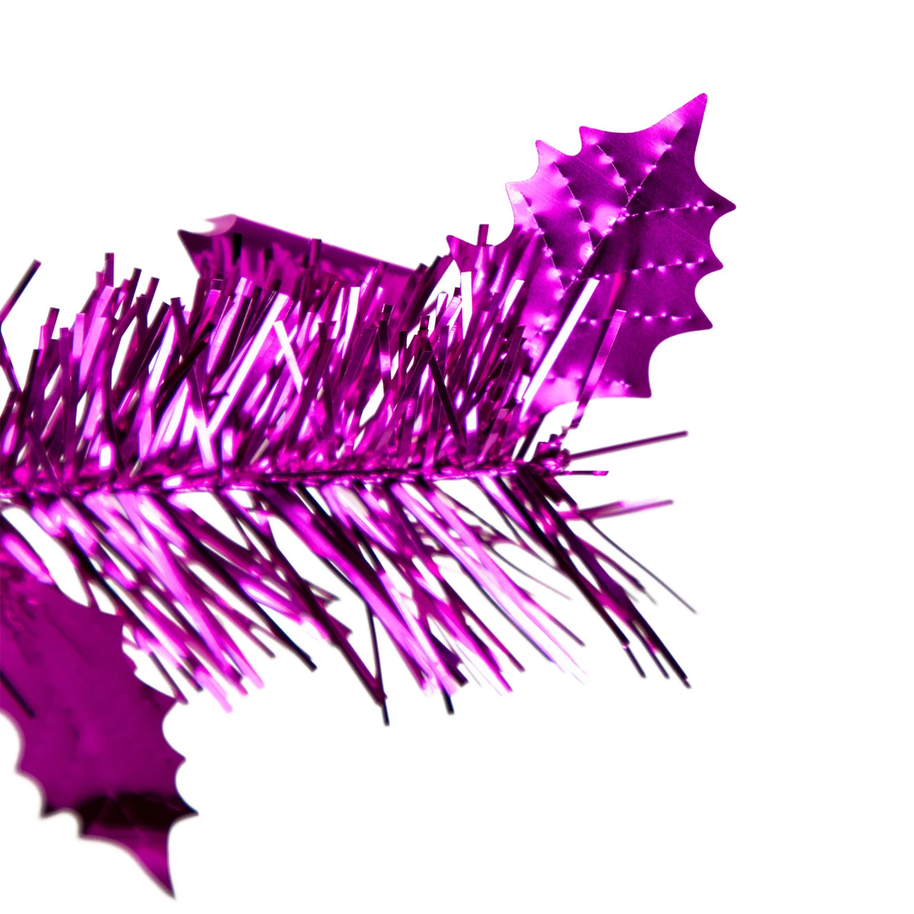 4' Pre-Lit Pink Tinsel Pop-Up Artificial Christmas Tree, Clear Lights - Image 4