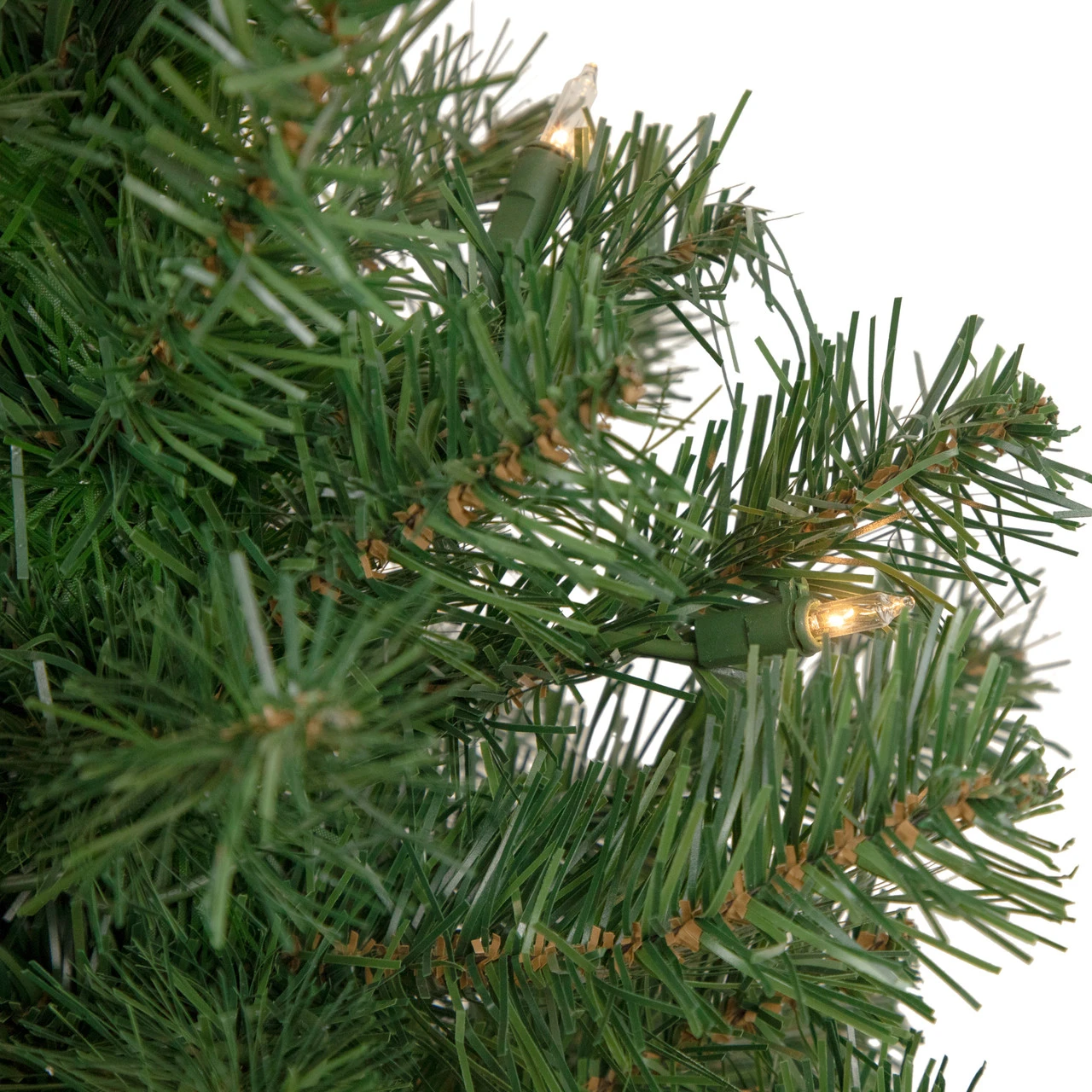 3' Pre-Lit Oakridge Noble Fir Artificial Christmas Tree, Clear Lights - Image 3
