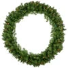 Pre-Lit Rockwood Pine Artificial Christmas Wreath, 36-Inch, Multi Lights