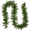 9' X 10" Pre-Lit Rockwood Pine Artificial Christmas Garland, Clear Lights