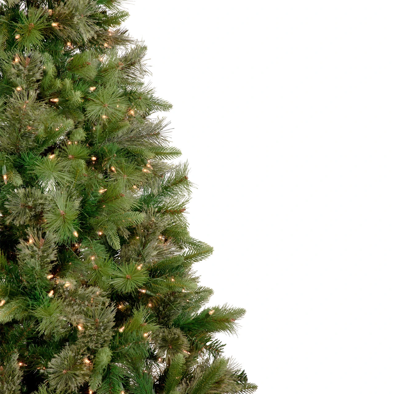 6.5' Pre-Lit Kingston Cashmere Pine Artificial Christmas Tree, Clear Lights - Image 4