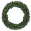 Pre-Lit Kingston Cashmere Pine Commercial Artificial Christmas Wreath, 60-Inch, Warm White LED Lights