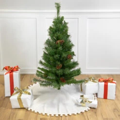 3' Black River Pine Artificial Medium Profile Christmas Tree, Unlit