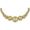 6' Gold Shiny And Matte Shatterproof Ball Christmas Swag