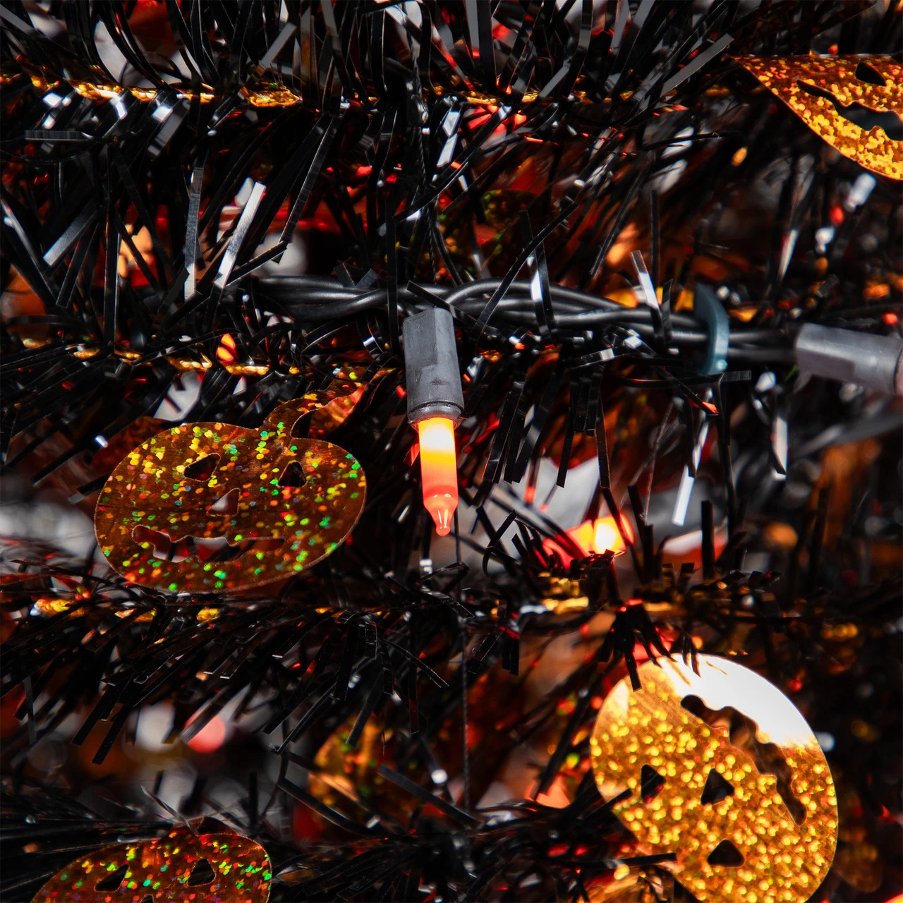 6' Fall Harvest Pop Up Artificial Thanksgiving Tree With Pumpkins - Image 4