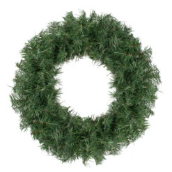 Canadian Pine Artificial Christmas Wreath, 18-Inch, Unlit