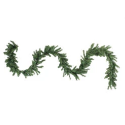 100' X 14" Green Canadian Pine Commercial Length Artificial Christmas Garland, Unlit