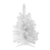 1.5' Medium Snow White Pine Artificial Christmas Tree - Unlit