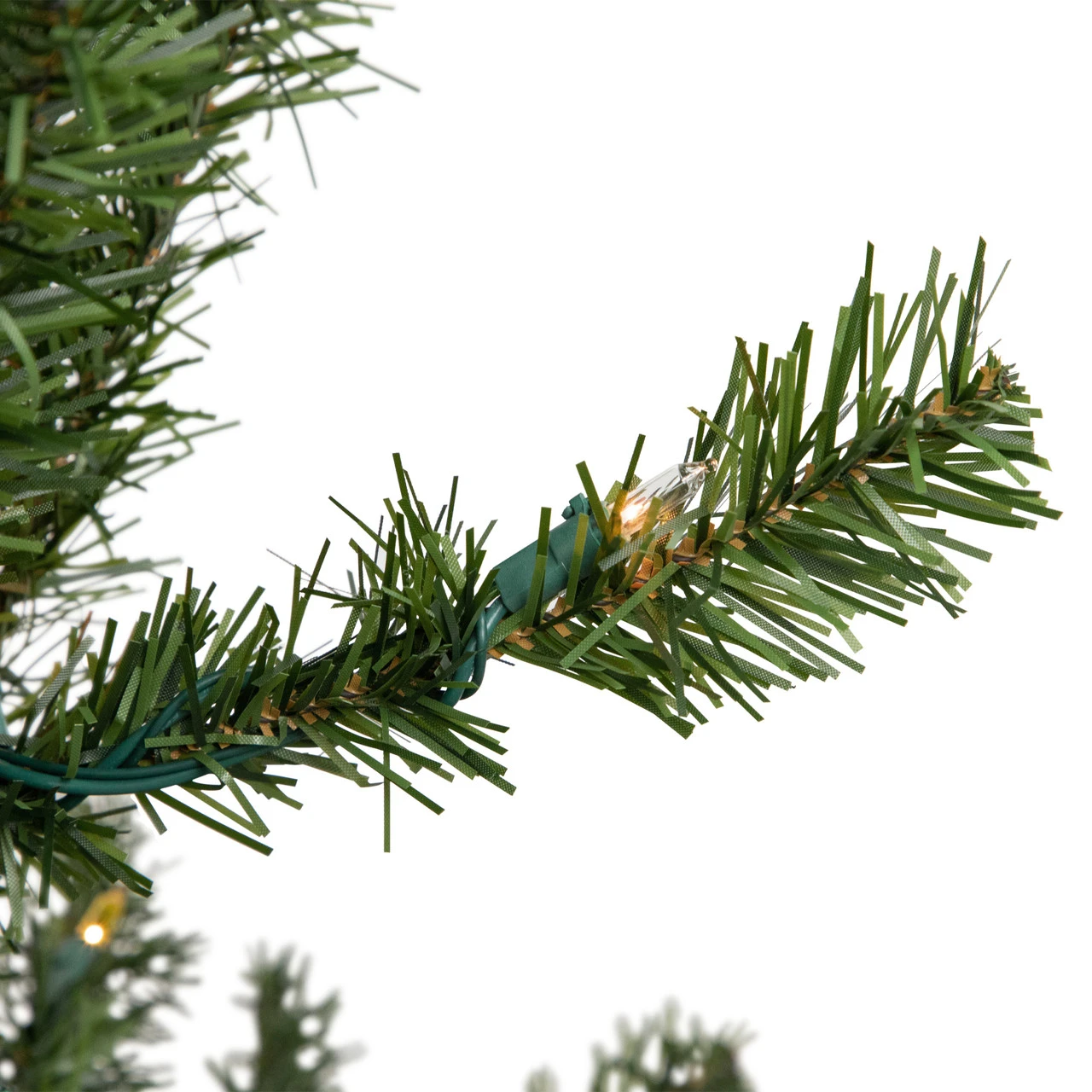 3' Pre-Lit Medium Canadian Pine Artificial Christmas Tree, Multicolor Lights - Image 2