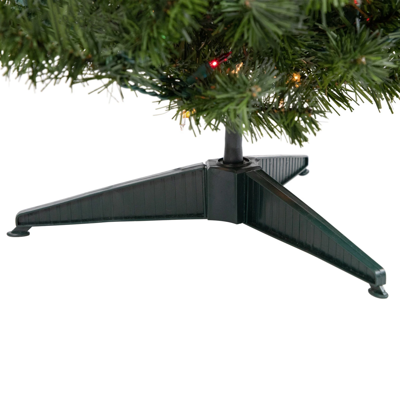 3' Pre-Lit Medium Canadian Pine Artificial Christmas Tree, Multicolor Lights - Image 5