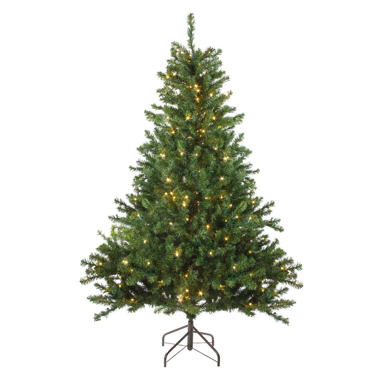 6' Pre-Lit Medium Canadian Pine Artificial Christmas Tree - Candlelight LED Lights - Image 2