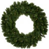 Pre-Lit Canadian Pine Artificial Christmas Wreath - 30-Inch, Clear Lights