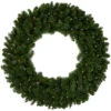 36" Pre-Lit Canadian Pine Artificial Christmas Wreath, Clear Lights