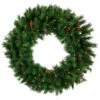 Pre-lit Royal Oregon Pine Artificial Christmas Wreath, 36 Inch, Clear Lights