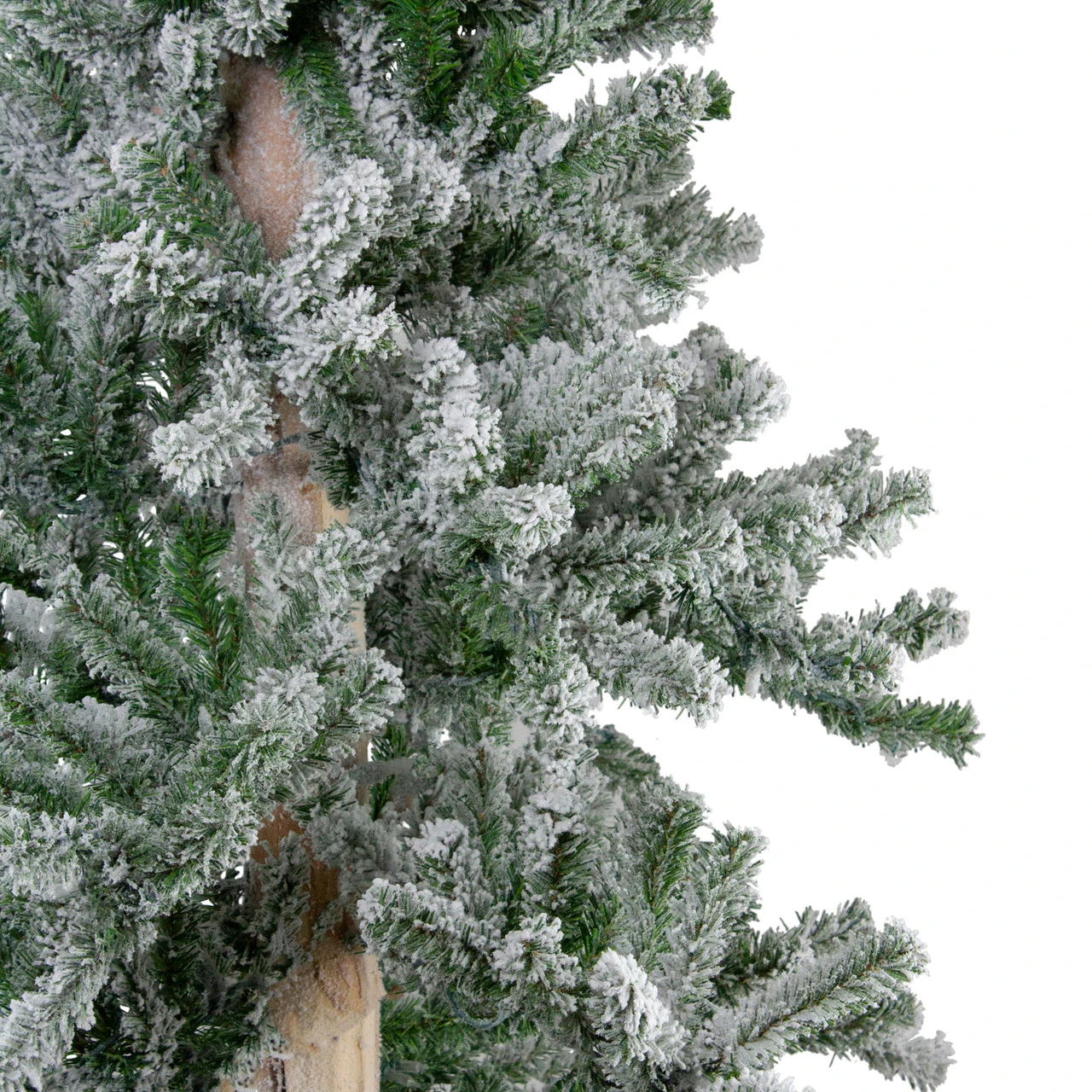 6ft Flocked Alpine Artificial Christmas Tree - Unlit - Image 4